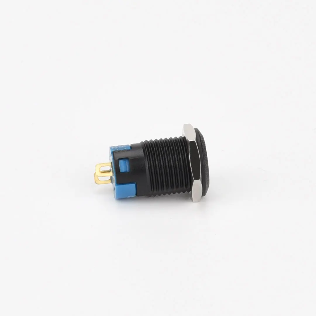 Illuminated Momentary Led 12mm  IP67 Mini Plastic Push Button Switch