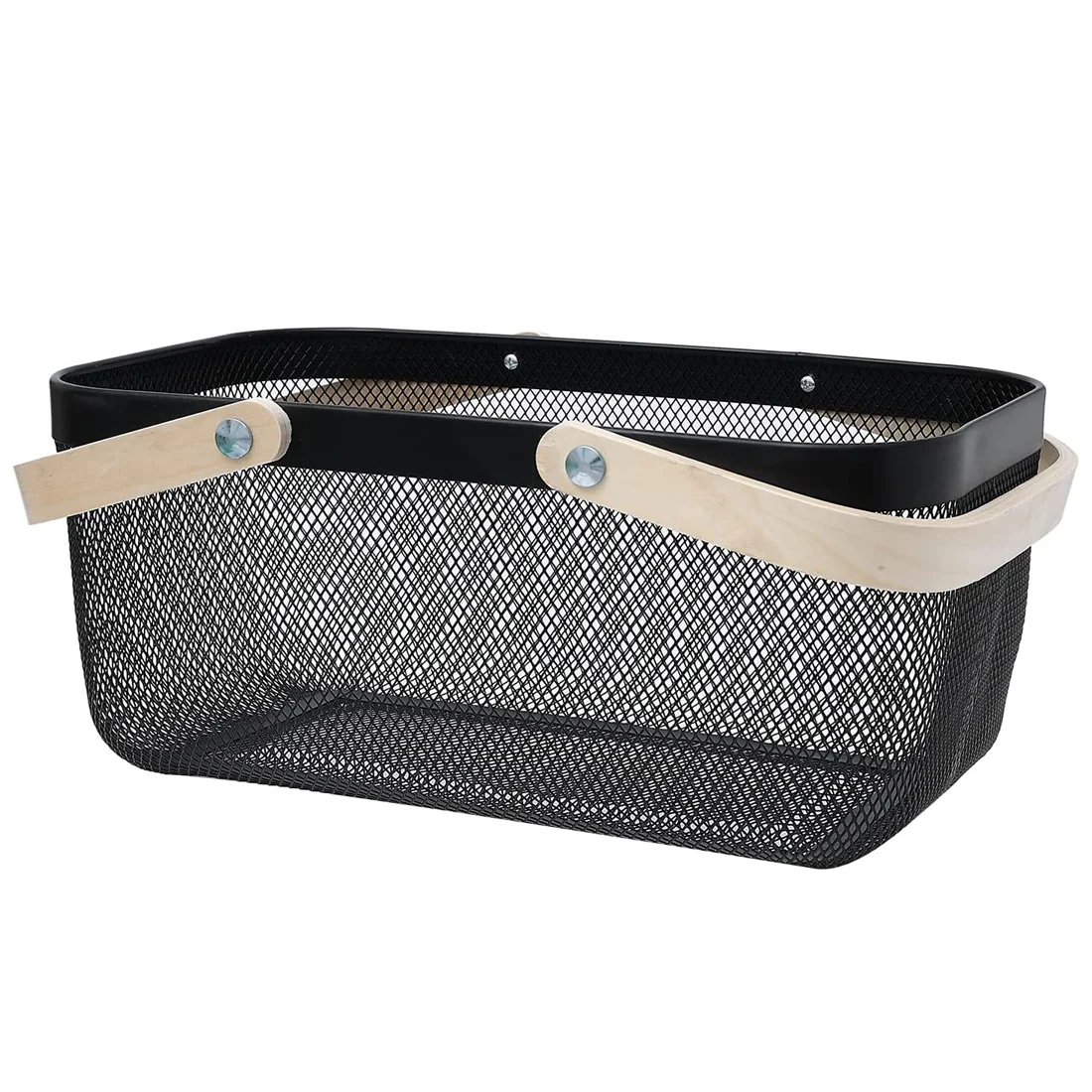 Распродажа Модная Портативная корзина для хранения фруктов и металлическая корзины из проволочной сетки