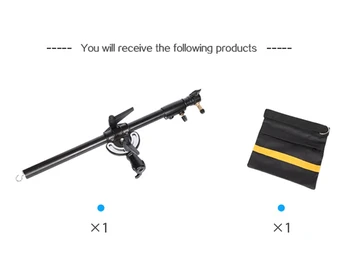 Nicefoto LS-12 Studio Flash Light for Photo Shooting Flash Light Cross Arm Lamp Holder Dome Light Rack Cross bar product image
