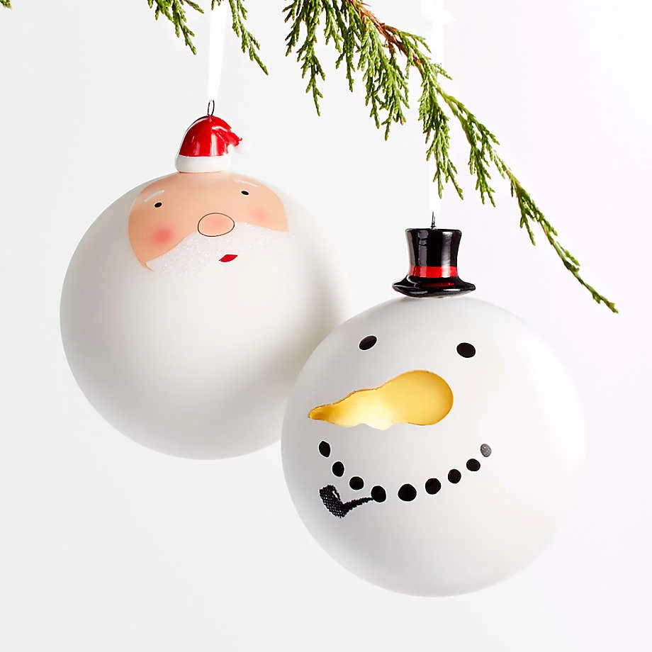 Juwaacoo 9 Pièces Boules De Noël Sublimation Incassables - Ornements Arbre De Noël 4cm Pour Décoration Mariage, Fêtes Et Vacances