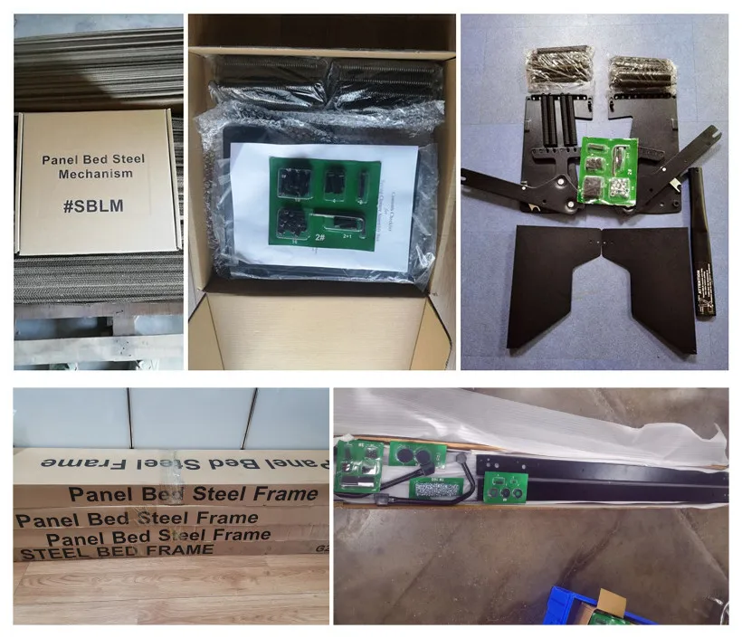 Safer Hidden Wall Bed Queen Vertical Bed Folding With Spring