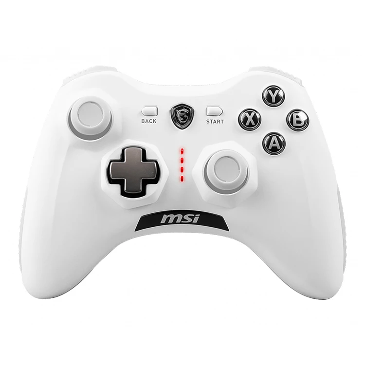 MSI FORCE GC30 V2 WHITE Gaming Controller Supports PC and Android Wireless Gamepad With Dual Vibration Motors Inside Gaming Gear