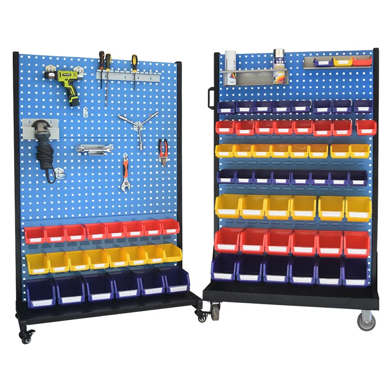 Free Standing PegBoard Display Rack for Tradeshow, Retail Display and Tool Storage