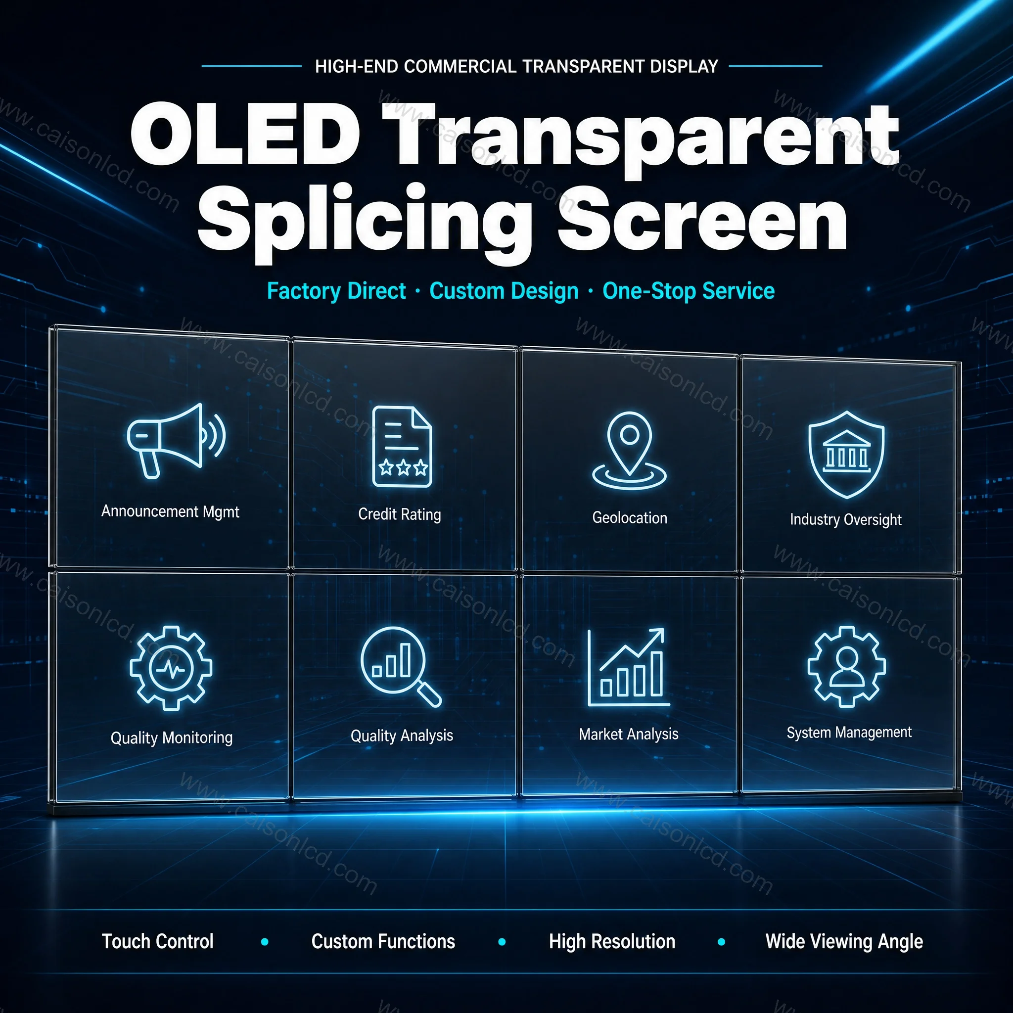 product 30 inch transparent oled panel lw300pxl hrt1 new and original support 1366rgb768digital signage amoled transparent screen-1