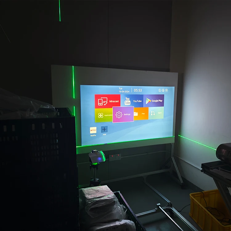 Smart Android 11 Portable Projector with Dual WiFi 6 H320 RAM Not Rechargeable