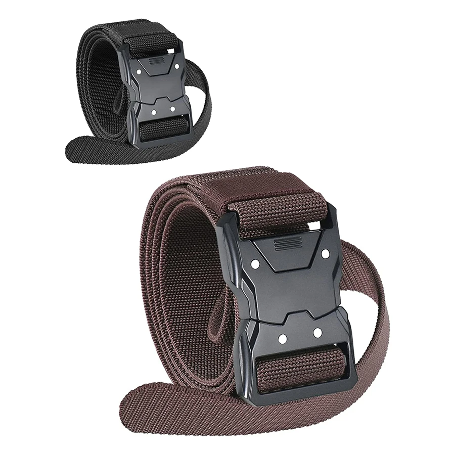 Waterproof Training Multifunctional Quick Release Wear-resistant Tactical Belt Work Nylon Web Hiking Belt