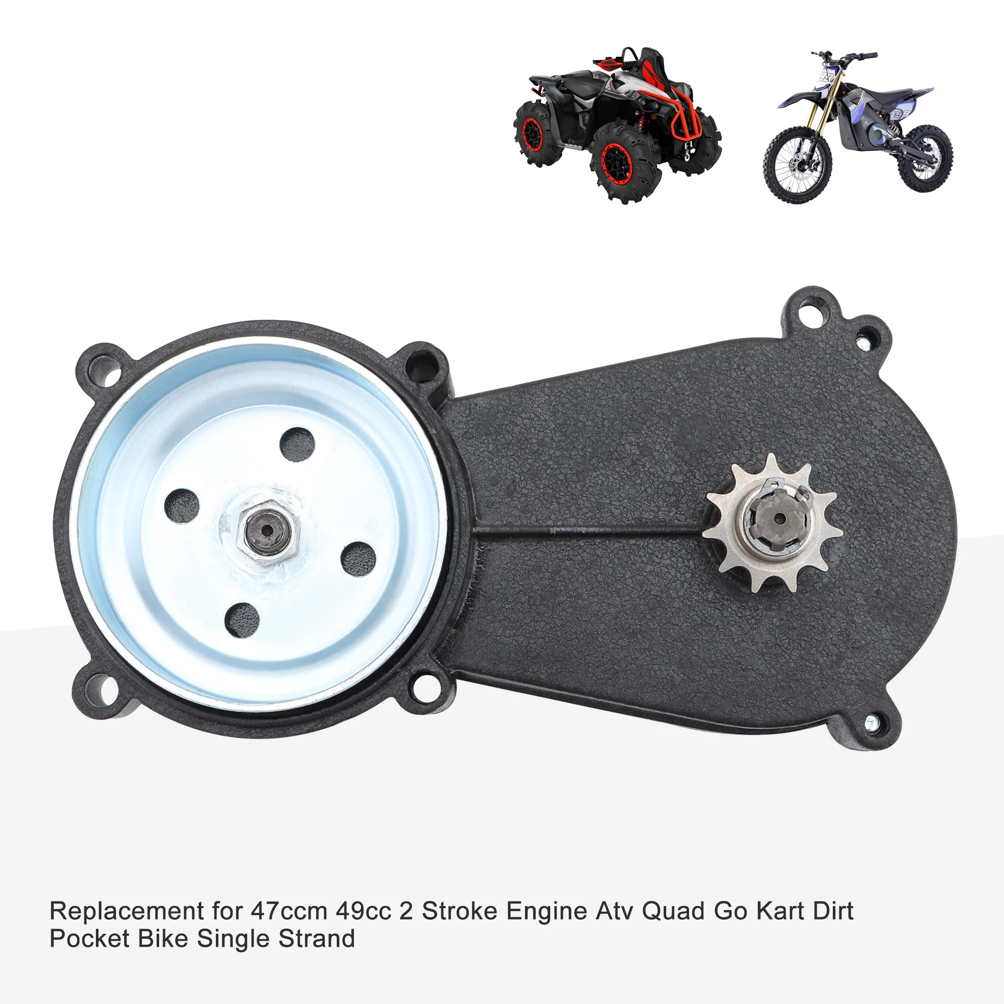 Mini moto 49cc, boîte de vitesses à réduction de quatre temps, boîte