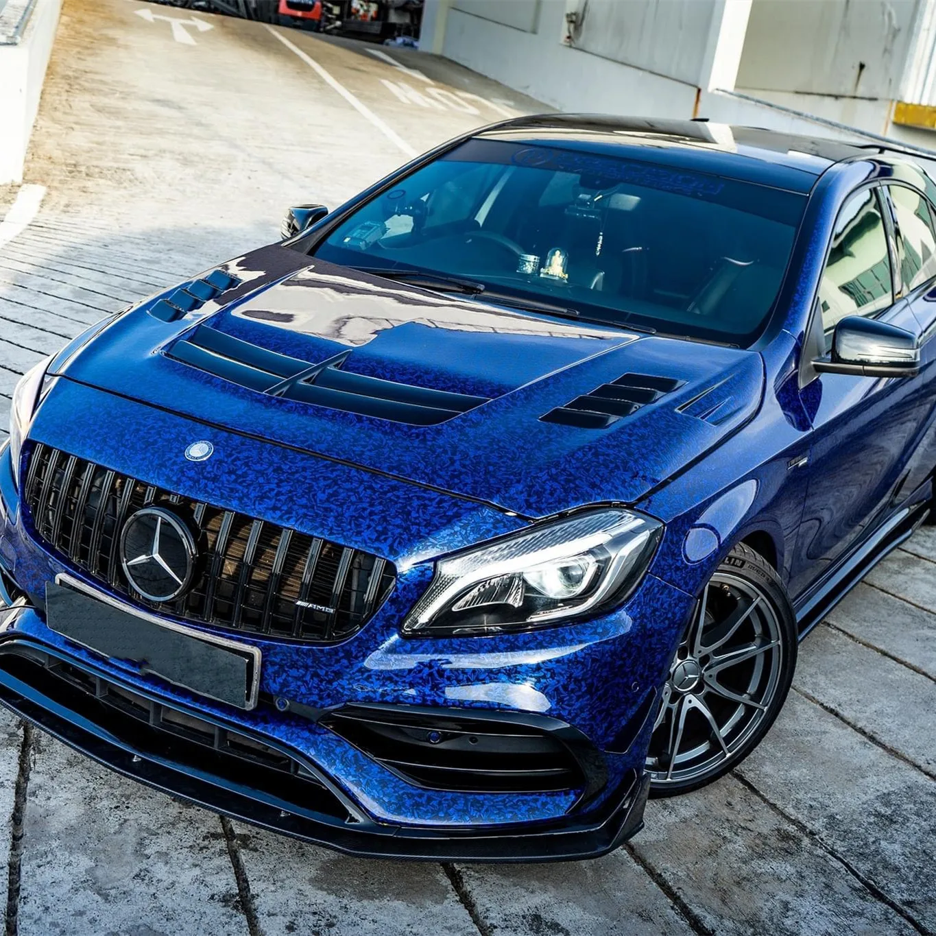 Hot Selling Factory Price Auto Body Wrapping Roll Vinyl Glossy Blue