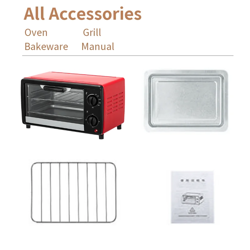 Electric Oven Household Multi Function Mini Oven 12L Pizza Electric Kitchen Oven 220V