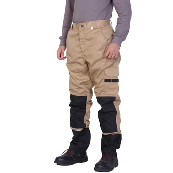 New Original Safety Work Clothing Khaki Flame Retardant Welding Trousers Bib Workwear Pants With Wholesale Price