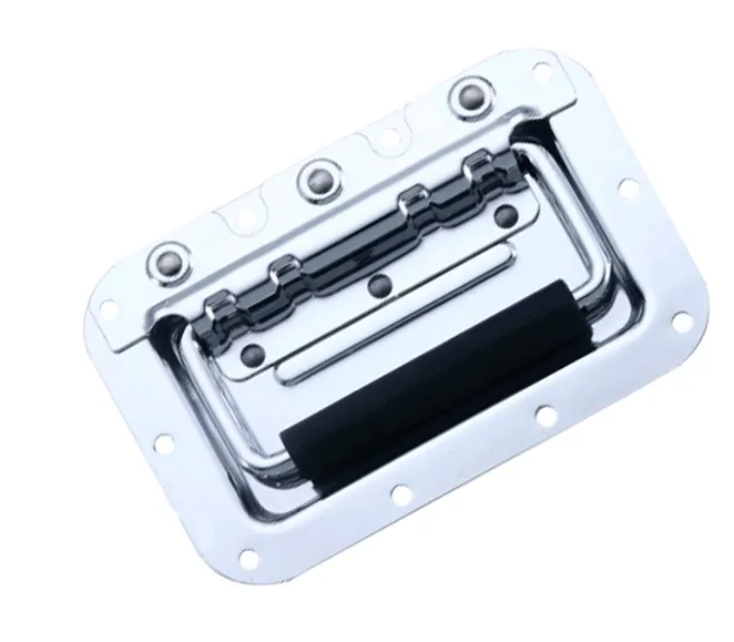 Metal Cabinet Spring Loaded Recessed Retractable Cabinet Handle Flight Case Handle