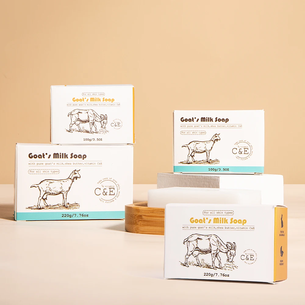 Oem Custom Saffron Asantee Goat Milk Bath Soap Wholesale Good For