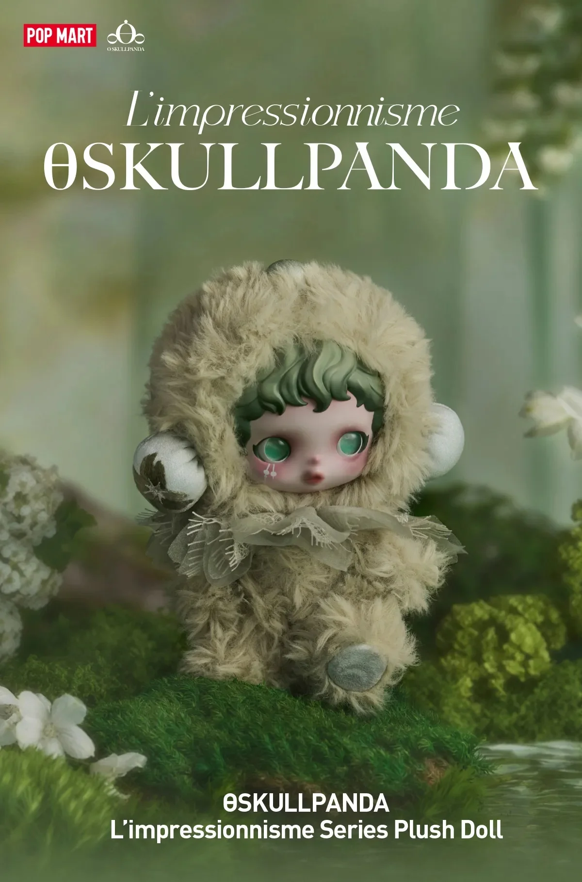 9PCS- Original Pop Mart Skullpanda L'impressionnisme Series