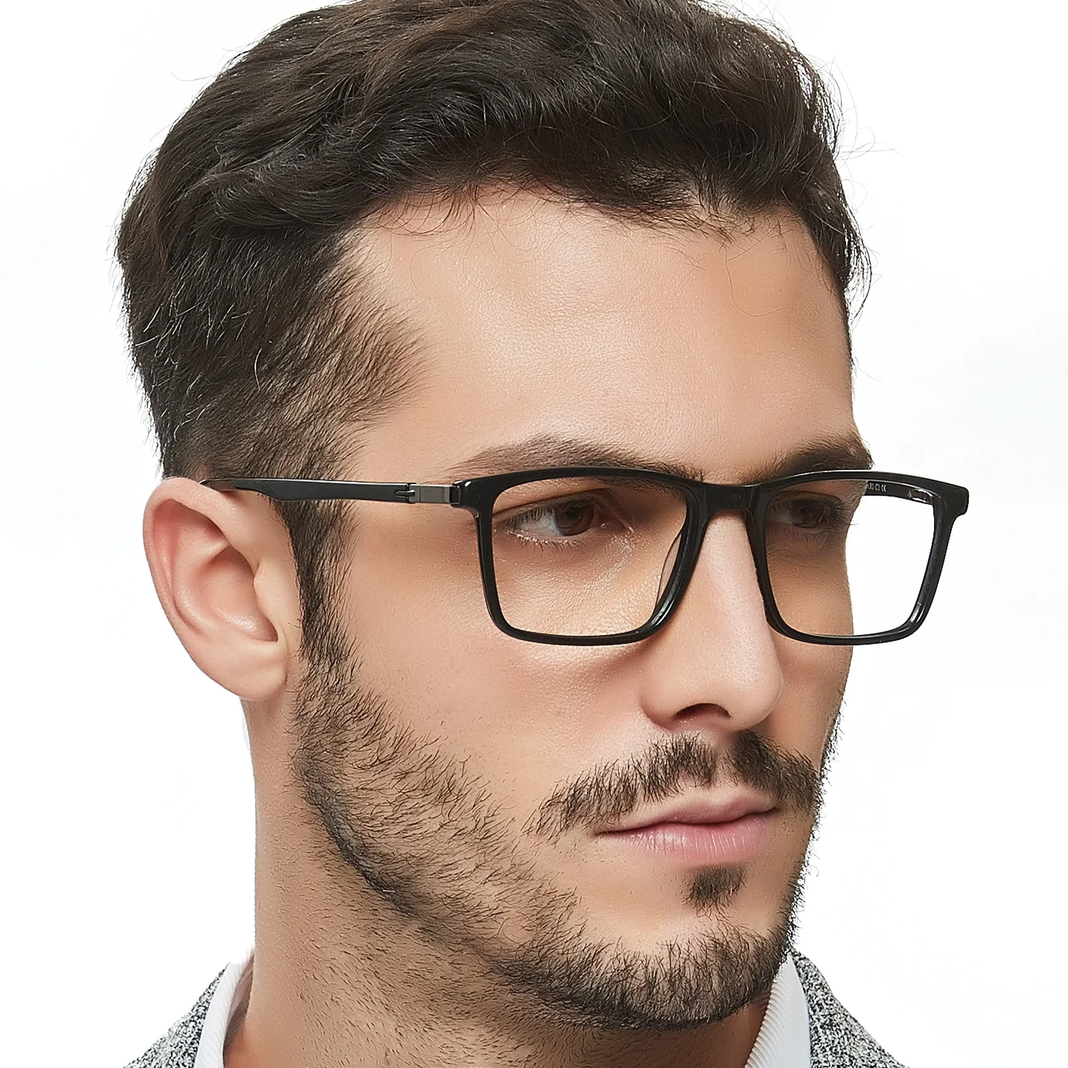 Gafas opticas cuadradas multiestilo con montura completa para hombre montura de gafas montura de gafas de acetato para hombre