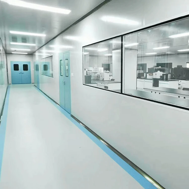 Gmp Pharmaceutical Honeycomb Cleanroom Sliding Door Airkey Door ...