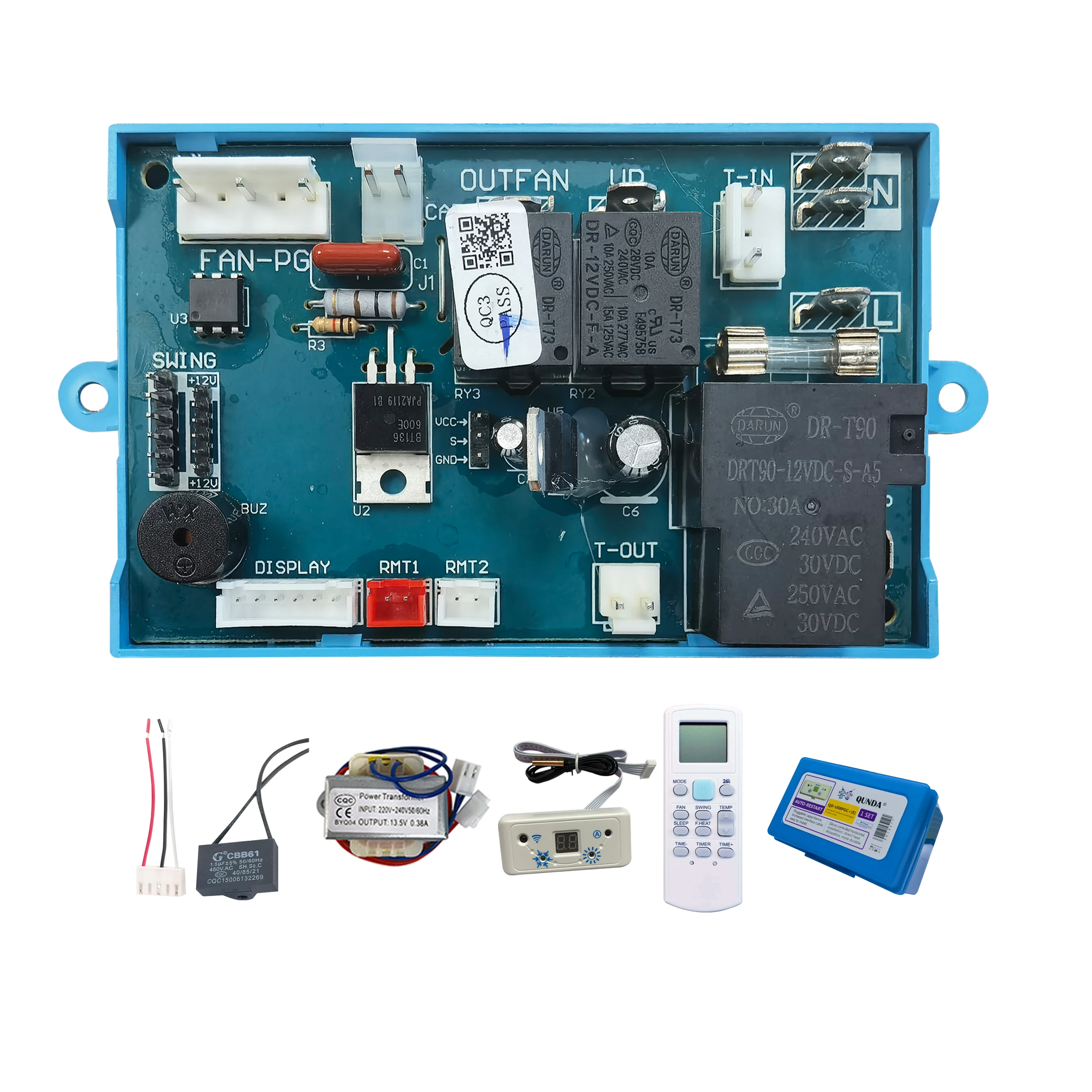 QUNDA QD U08PGC+ Universal PG Motor Air Conditioner Control System Universal AC PG Board Air Conditioner PCB A/C Spare Part