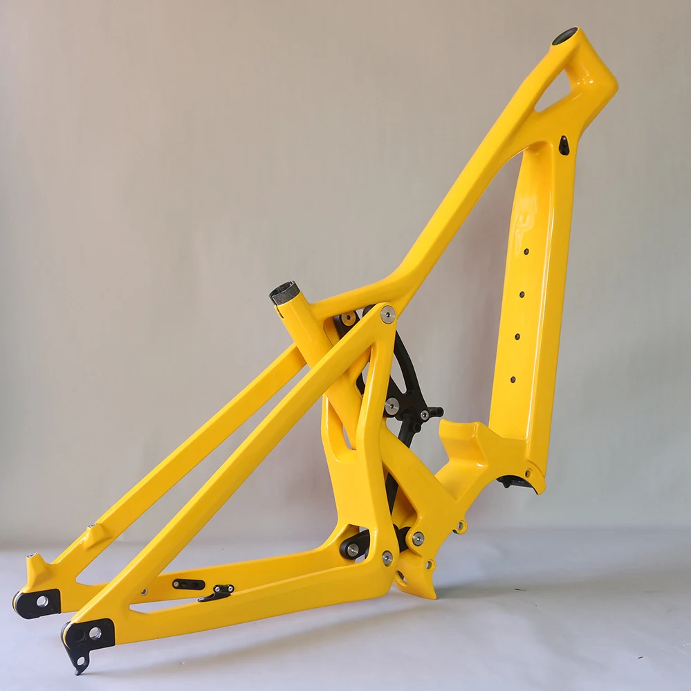 27.5er Full Suspension Electric Mountain Bike Carbon Frame Bafang M620