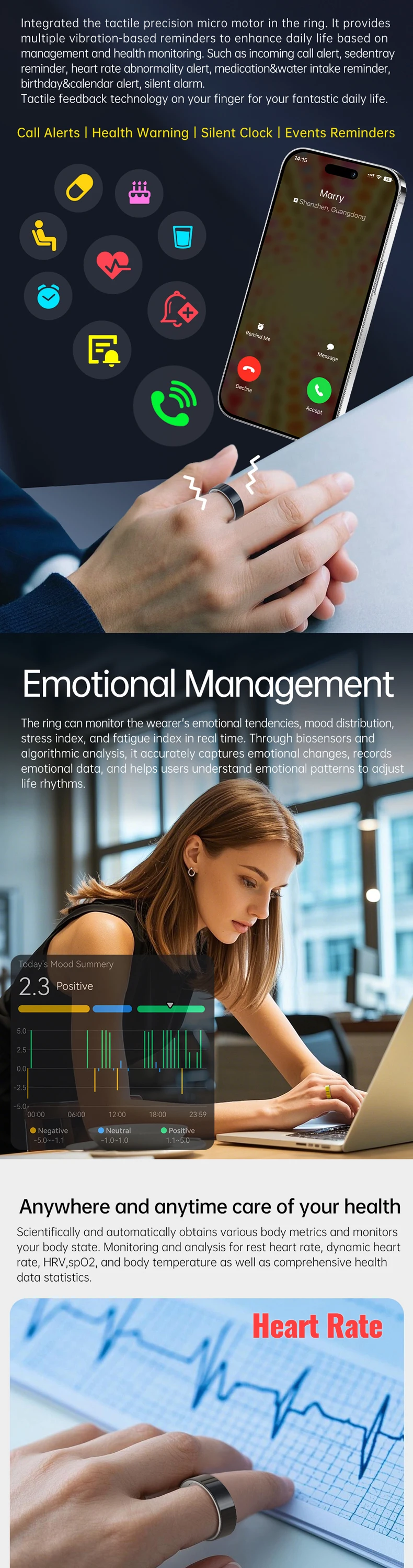 2026 Smart Ring Health & Fitness Tracker - Image 2