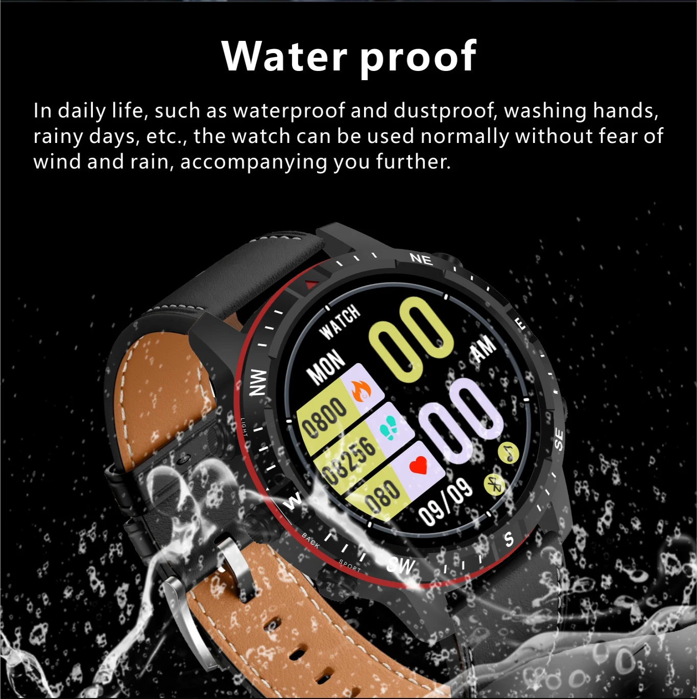 S60 MAX NFC 420mah Smart Watch High Quality Fitness Tracker