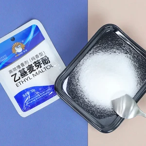 99.5% High Purity Ethyl Maltol C7H8O3 Food Additive with Free Sample for Pet Food