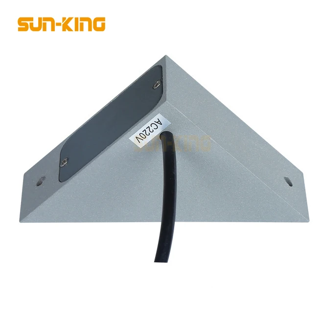 Hotel Aluminum Warm White 2700K Trilateral Decorative Windowsill Lamp 5W Led Outdoor Passage Light