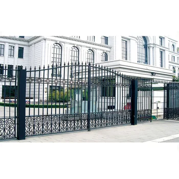 Modern Wrought Iron Gates for Houses, Gardens, and Driveways.  Sliding Designs and Affordable Prices for Elegant Spaces