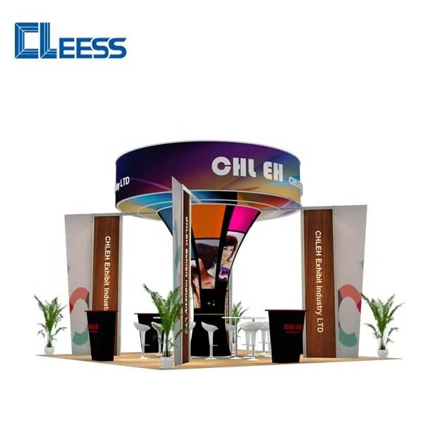 10x10 Custom Exhibition Stall Design Shell Scheme Graphics