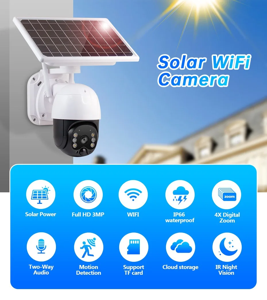 Lente doble 3G/4G SIM Card cámaras de seguridad de la energía solar - China  Cámara solar, cámara de seguridad