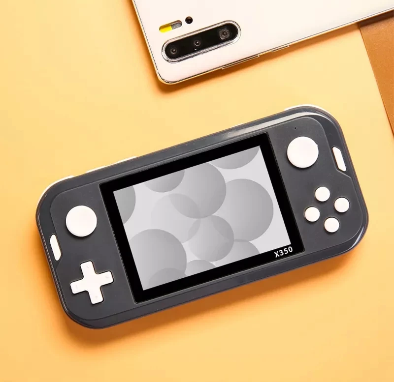 X350 Retro Handheld Game Consoles 3.5Inch IPS Screen Dual Joystick 32bit 6000 Games Portable Video Game Player for PS4/NES/GBA