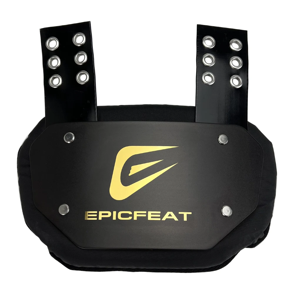 Chrome American Football Back Plate For Youth Adult Football Players