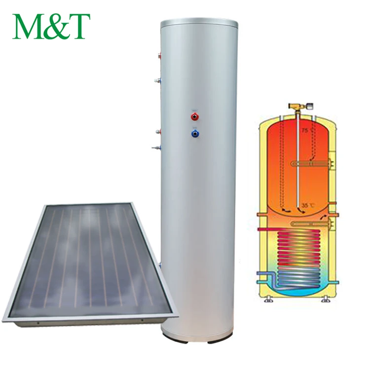 Indirect Solar Panel Solar Water Heater Combi Boiler Multi-functional Water  tank