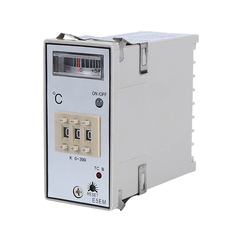 E5EM Dial Adjustment Pointer Temperature Controller 0-399 Degrees Celsius Industrial Thermostat Temperature Control Instrument