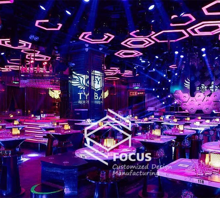 Modern Night Club Sofa Commercial Lounge Furniture Bar Counter Design