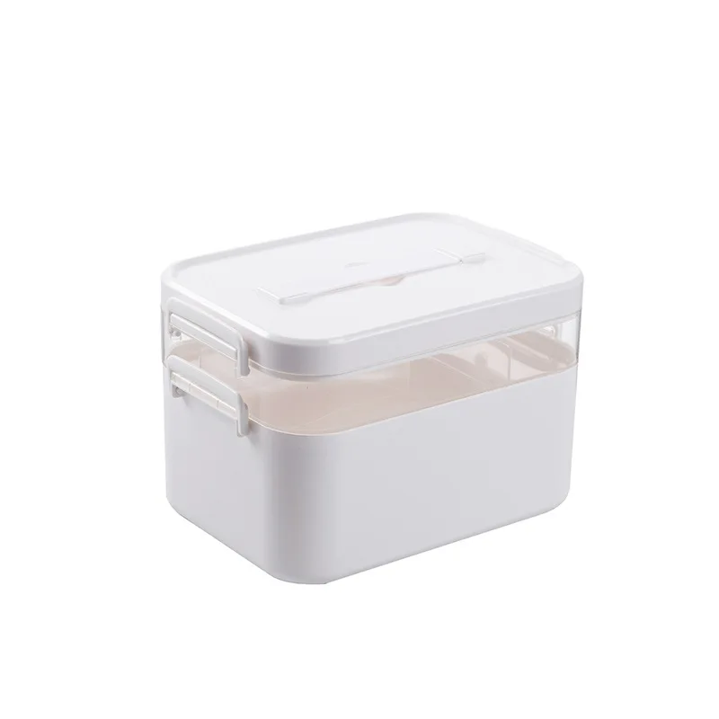 Large-capacity First Aid Kit Portable Medicine Box Empty Organizer