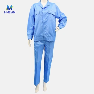 Dustproof Electronic Polyester ESD Garments Esd Antistatic Suit Esd Clothes Esd Lab Coats Esd Antistatic Suit