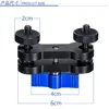 Side-mounted brackets (blue)