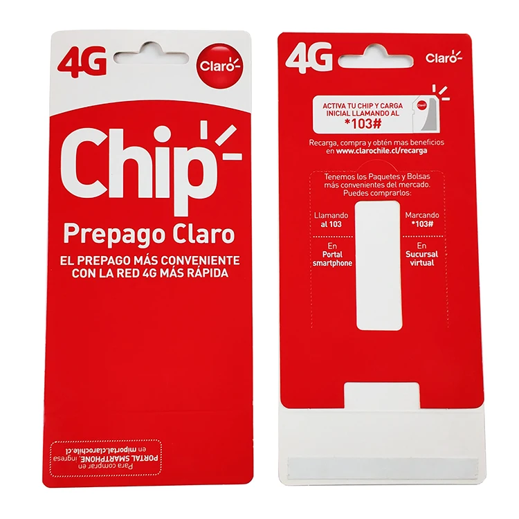 Tarjeta SIM CARD Prepago Claro