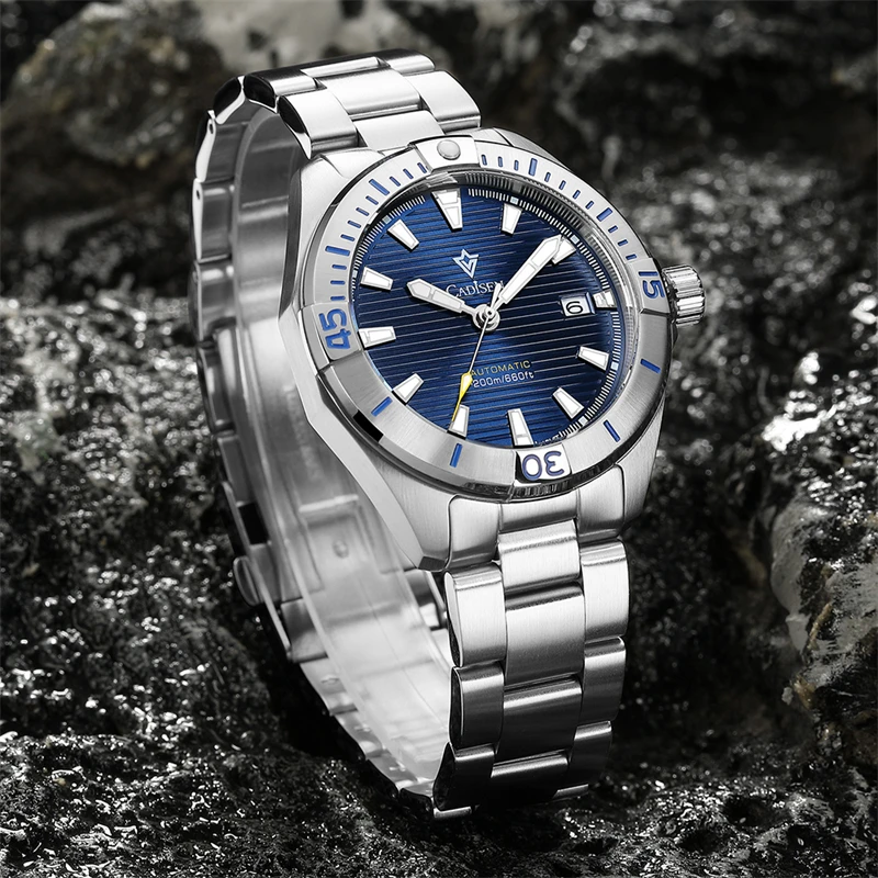 CADISEN C8218M NEU Topmarke mechanische Sport-Herren-Armbanduhr