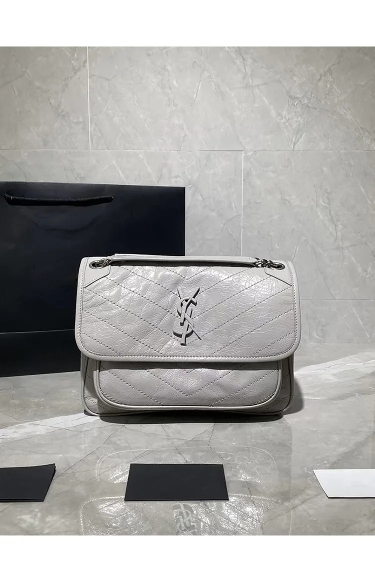 Niche Design Summer 2025 New High-End Oil-Waxed PU Street Fashion Womens Bag Large-Capacity Single Strap Zip Chain Shoulder Bag