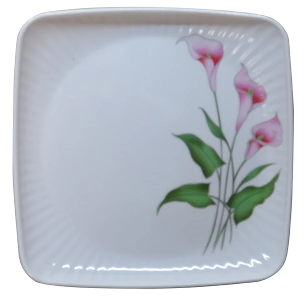 Melamine Plate  Inner Line Rectangle Long Sushi Plate