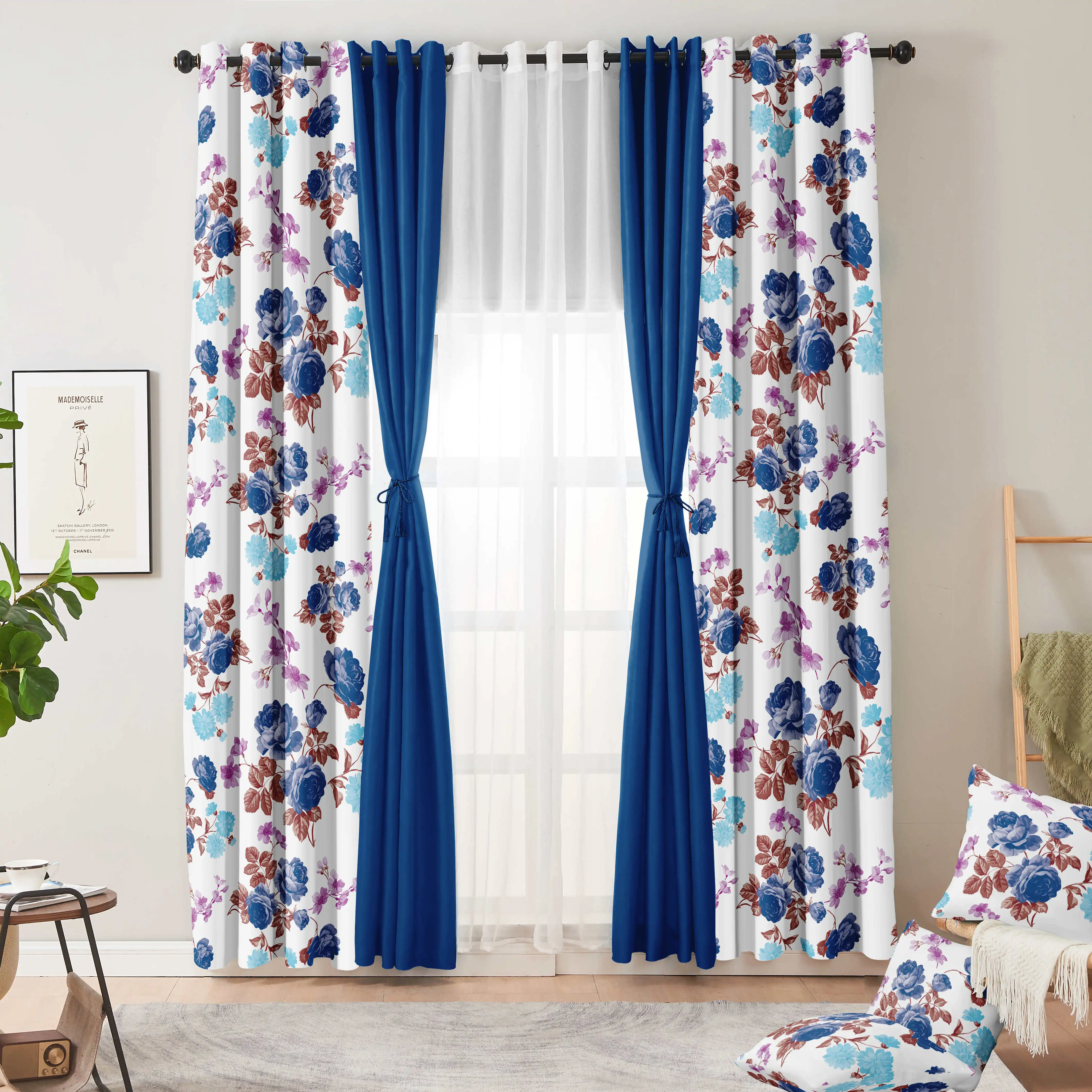 Cortinas de Baño de Flores - Alta Calidad - Envío Rápido