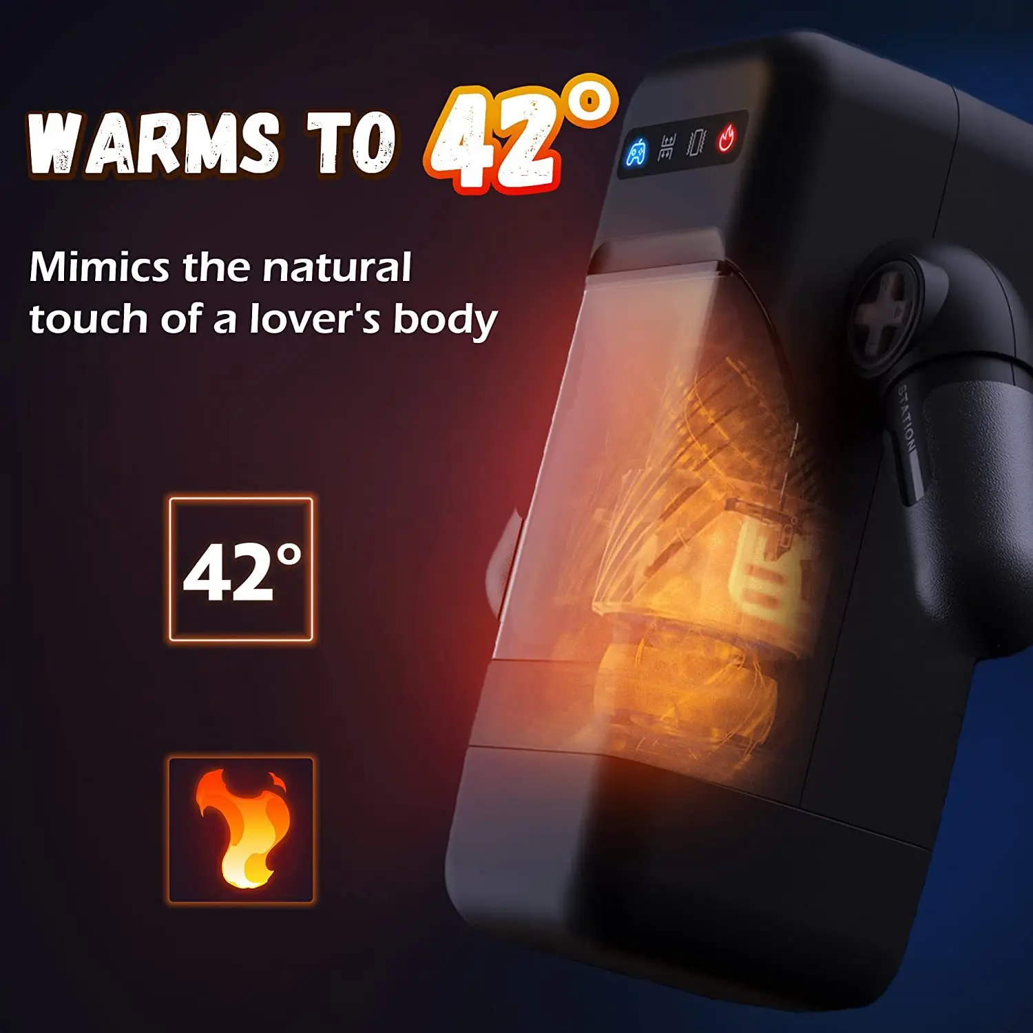 Heating Automatic Thrusting Vibrator Real Vagina Sex Toy Male Masturbator Heating Robot Game Cup for Men