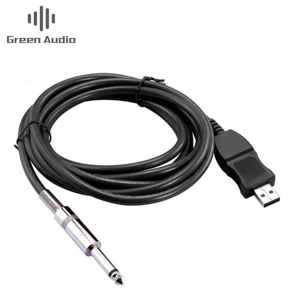 GAZ-CB25 Guitar USB Cable 3m Audio Interface Solution