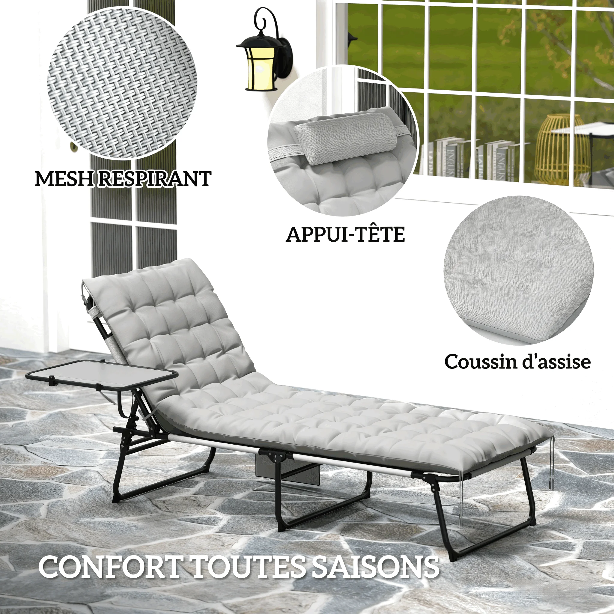 Auvent solaire réglable 90°