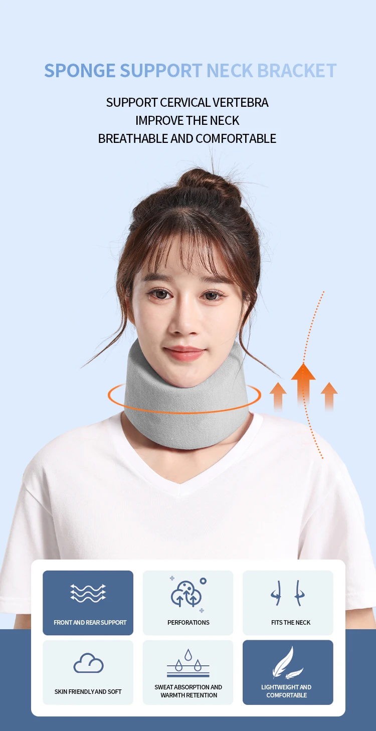 New Products Foam Cervical Collar Adjustable Spinal Support Cervical ...