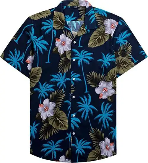 New Style Custom Rayon Woven Floral Mens Matching Two Piece Hawaiian ...