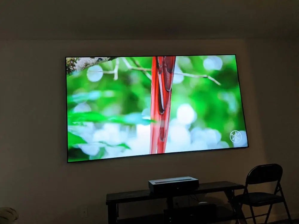 TELON 80inch 4k PET Crystal Ambient Light Rejecting Ust Clr Screen for Xiaomi Mi UST Short Throw Laser Projector