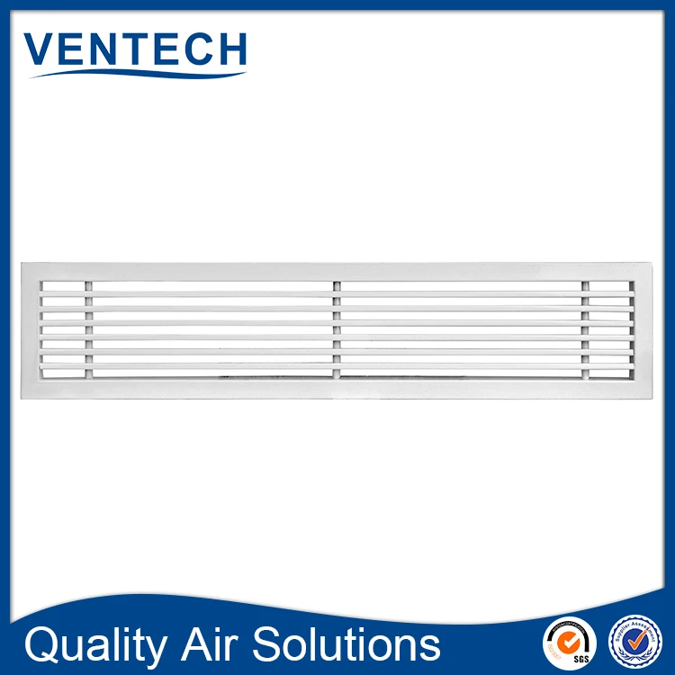 Indoor ventilation aircon fixed slot diffuser