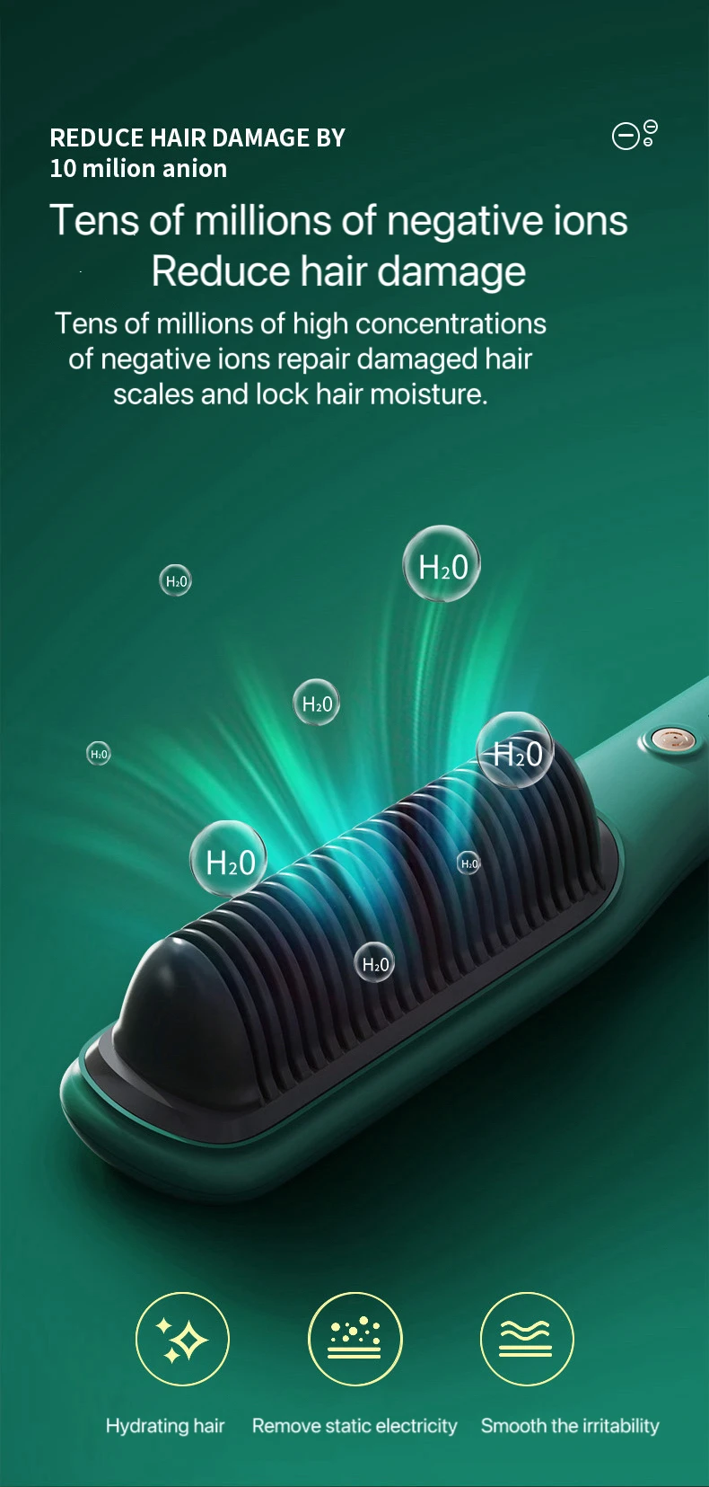 Mini Cordless Hair Straightener