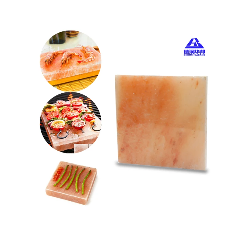 Huabang pink himalayan salt brick for kitchen cooking decorate bathroom barbecue industry